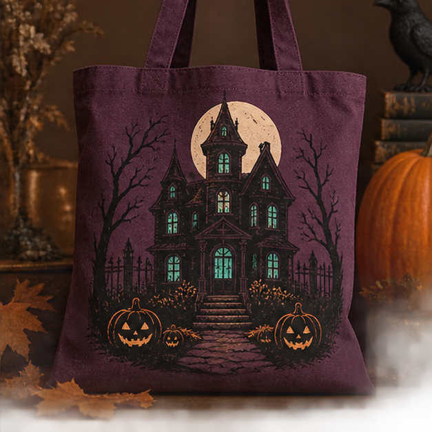 Haunted House Tote