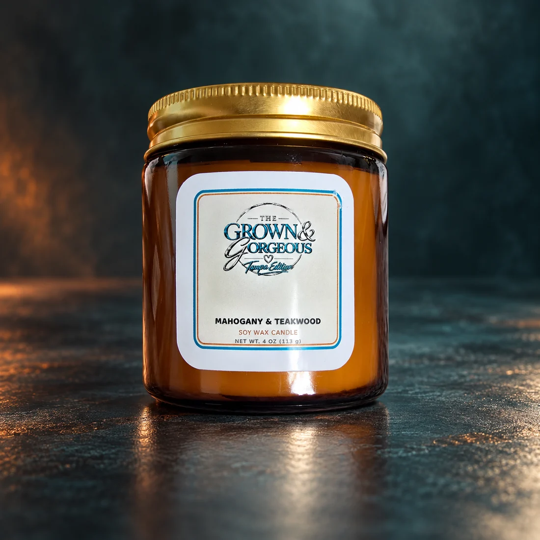 Mahogany & Teakwood Candle